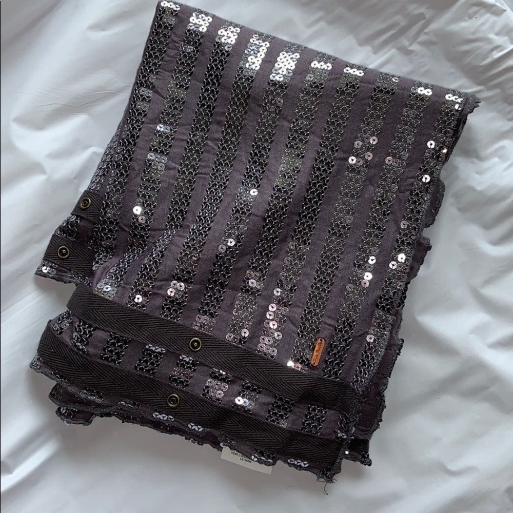 Free People sequined scarf/shawl.